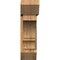 Ekena Millwork Balboa Slat Rough Sawn Bracket w/ Offset Brace, Western Red Cedar, 8"W x 28"D x 28"H BKT0806X28X28BOA06RWR - alternate 3